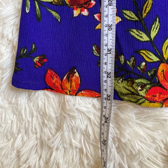 LUSH Hawaiin Print Wrap Mini Dress NWT - Picture 6 of 6